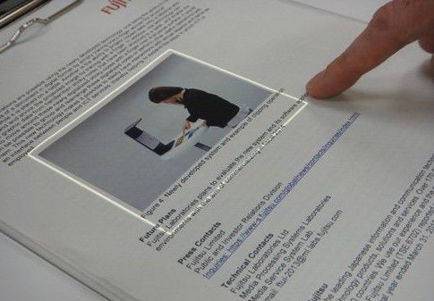 2014年,虚拟触控或实现报纸变成触摸屏