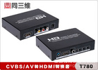 CVBS/AV转HDMI视频转换器