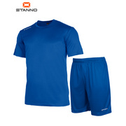 飒跞（STANNO）  短袖足球套装男T恤团购个性定制运动跑步训练服