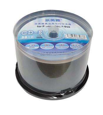 派美雅高光防水可打印光盘CD-R 品质智选-防刮长期保存