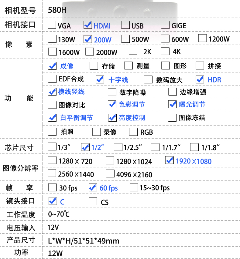 EOC华显光学200万工业视频显微镜HDMI接口视屏显微镜生产线线路板观察检测