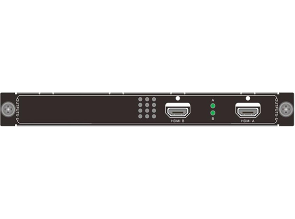 RENSTRON单卡2路4图层HDMI带底图和字幕拼接输出卡FSP-HM-O2混插板卡LED视频处理器大屏液晶拼接控制器