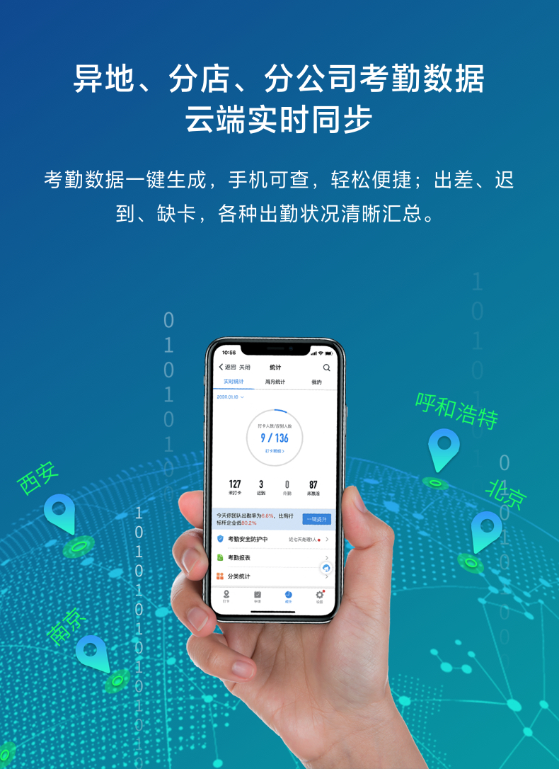 釘釘魔點X2智能指紋考勤門禁機