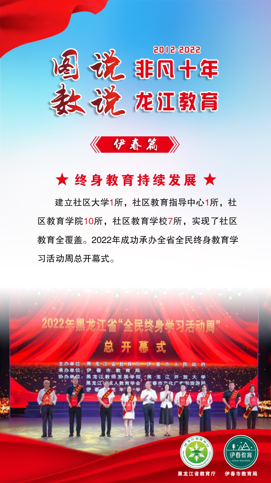 图说非凡十年·数说龙江教育——伊春篇