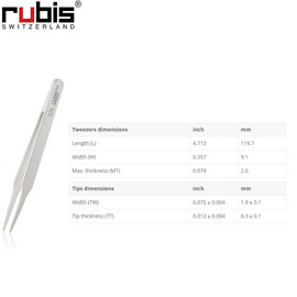 Rubis镊子K2A