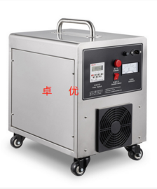 卓優+臭氧發生器+采用風冷冷卻，配有軸流風機輔助散熱，保證主機長時間工作的穩定性及使用壽命