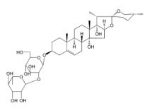 3-O-α-L-鼠李糖-(1→2)-β-葡萄糖麥冬苷元 Saponin V