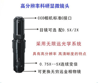 苏州瑞文高倍0.75-5X变焦同轴光显微镜RW8050