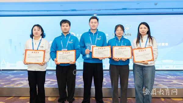安庆职业技术学院学子勇夺全国职业院校技能大赛桂冠