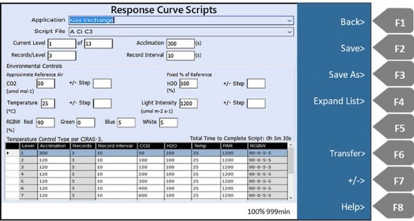 CIRAS-3响应曲线的编辑方法介绍