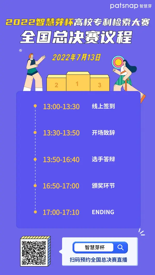 2022智慧芽杯高校專利檢索大賽全國總決賽重磅來襲