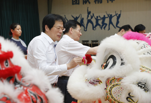 河南省第十四屆運動會學生組舞龍舞獅比賽舉辦