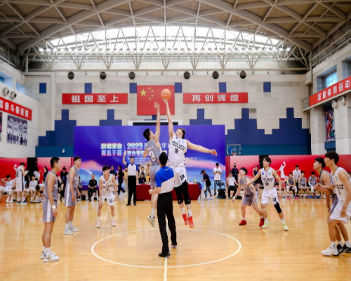 首都经济贸易大学篮球队受邀参加“跃动京台 青出于篮”京台青年篮球友谊赛