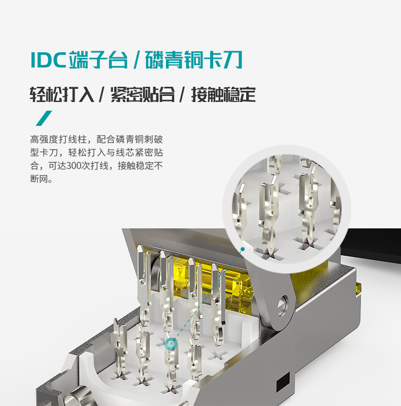 英曼品牌  綜合布線設備  KS8  新型5G網絡水晶頭，RJ45網絡電腦插頭