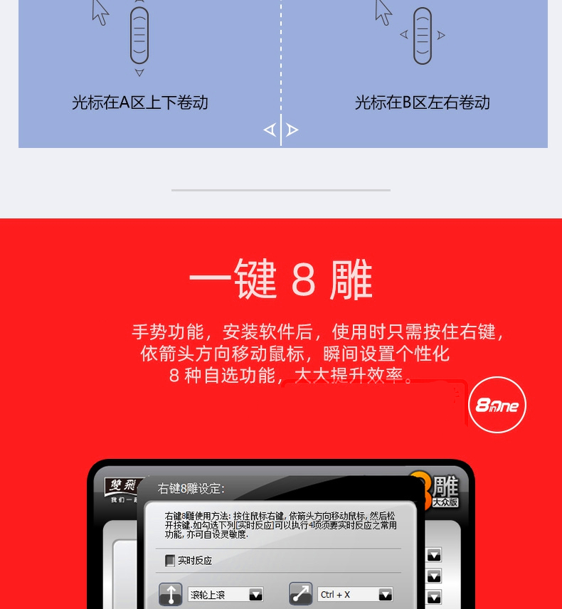 雙飛燕（A4TECH) WM-100 有線無線鼠標辦公鼠標USB鼠標筆記本鼠標