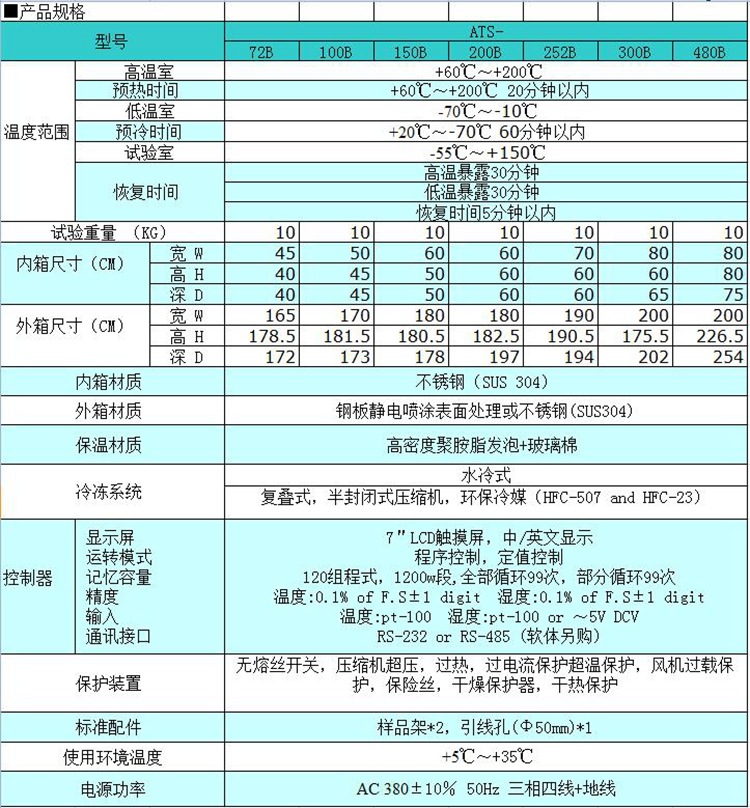ATMARS星拓品牌  低溫試驗箱  ATST-480B 冷熱沖擊試驗機 東莞廠家直銷 新材料高低溫沖擊試驗儀器設備