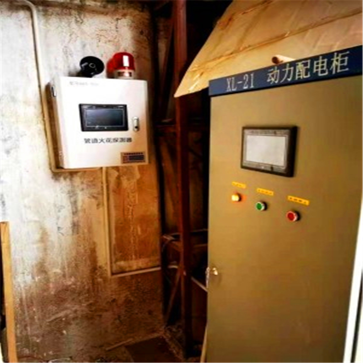 除塵器管道探測火花熄滅裝置